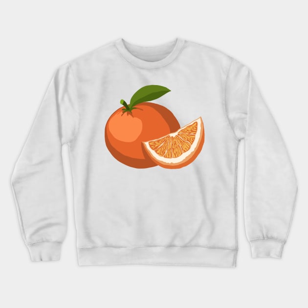 orange slice Crewneck Sweatshirt by SunnyAngst